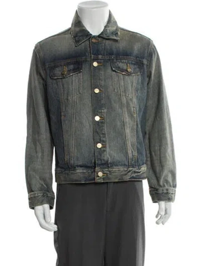 Pre-owned Essentials Denim Jacket In Blue