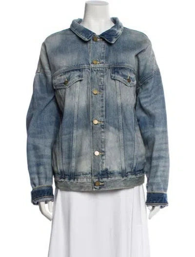 Pre-owned Essentials Denim Jacket In Blue