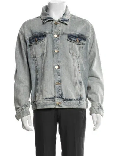 Pre-owned Essentials Denim Jacket In Blue