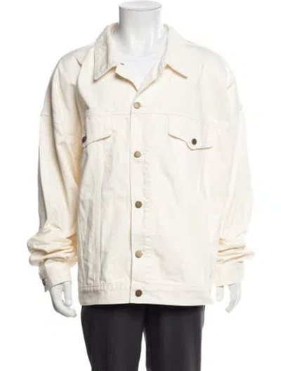 Pre-owned Essentials Denim Jacket W/ Tags In Neutrals