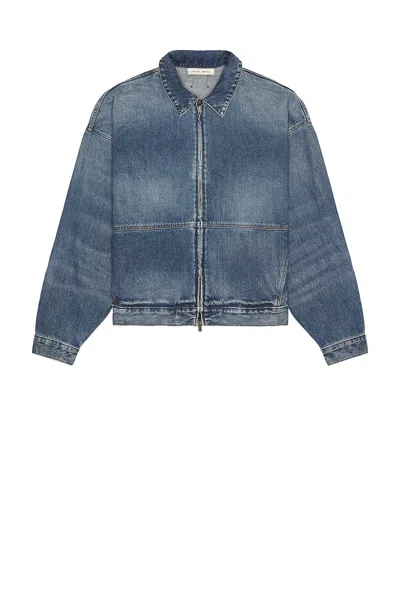 Essentials Denim Trucker Jacket In Blue