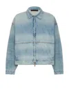 Essentials Denim Trucker Jacket In Vintage Blue