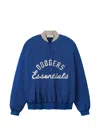 Essentials Dodgers Half-zip Pullover In Blue