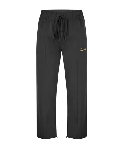 Essentials Drawstring Athletic Pants In Black