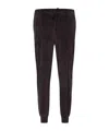 Essentials Drawstring Athletic Pants In Black