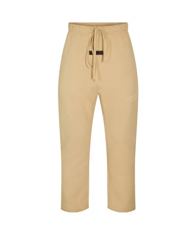 Essentials Drawstring Athletic Pants In Brown