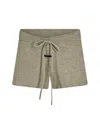 Essentials Drawstring Athletic Shorts In Gray