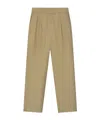 Essentials Drawstring Casual Pants In Brown