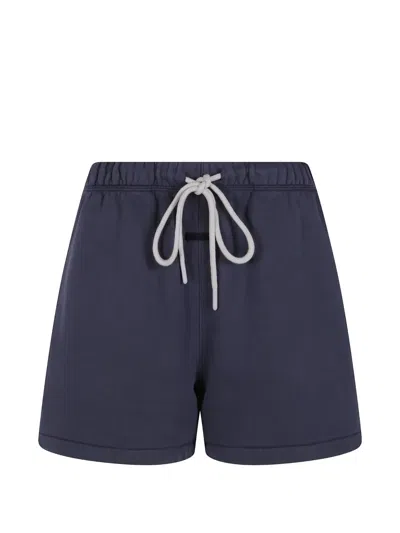 Essentials Drawstring Cotton Shorts In Multi
