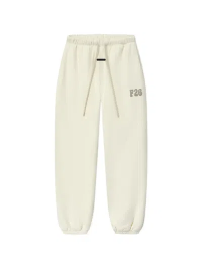 Essentials Drawstring Elasticated Track Pants In White