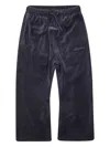 Essentials Drawstring-fastening Track Pants In Blue