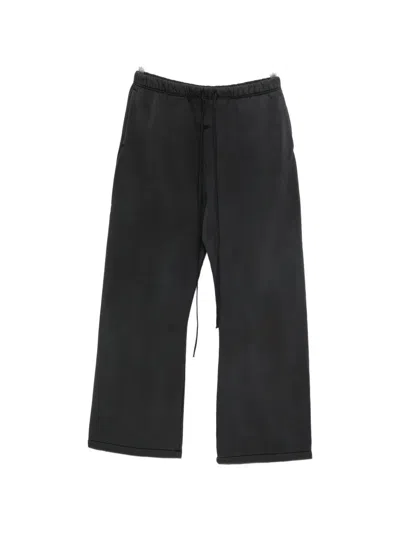 Essentials Drawstring-fastening Track Pants In White