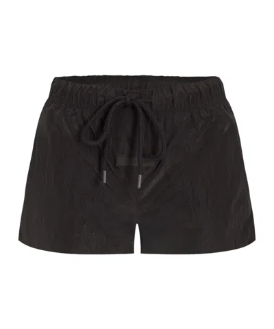 Essentials Drawstring Jogging Shorts In Black