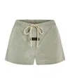 Essentials Drawstring Jogging Shorts In Gray