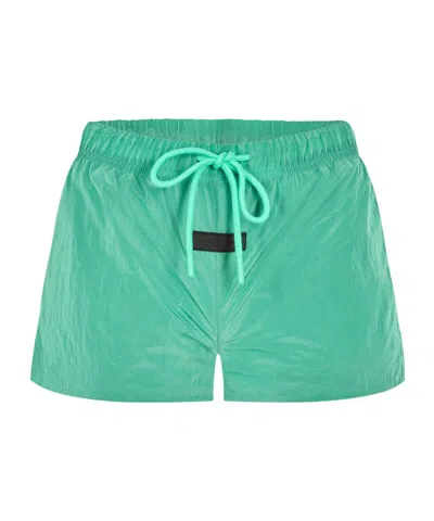 Essentials Drawstring Jogging Shorts In Transparent