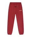 Essentials Drawstring Logo-print Track Pants In Red