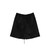 Essentials Drawstring Logo Shorts In Black