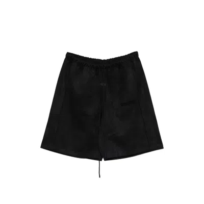 ESSENTIALS DRAWSTRING LOGO SHORTS