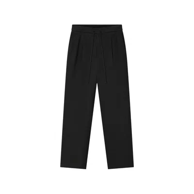 ESSENTIALS DRAWSTRING PLEATED TROUSERS