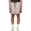 Essentials Drawstring Shorts In Brown
