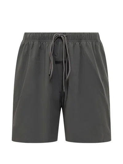 Essentials Drawstring Shorts In Gray