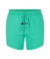 Essentials Drawstring Athletic Shorts In Green