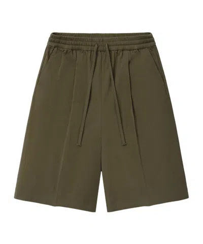 Essentials Drawstring Shorts In Purple