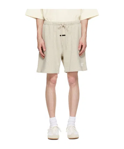 Essentials Drawstring Shorts In Neutral