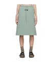 Essentials Drawstring Skirt In Gray