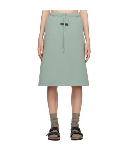 Essentials Drawstring Skirt In Gray