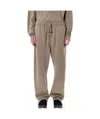 Essentials Drawstring Tie-up Track Pants In Brown