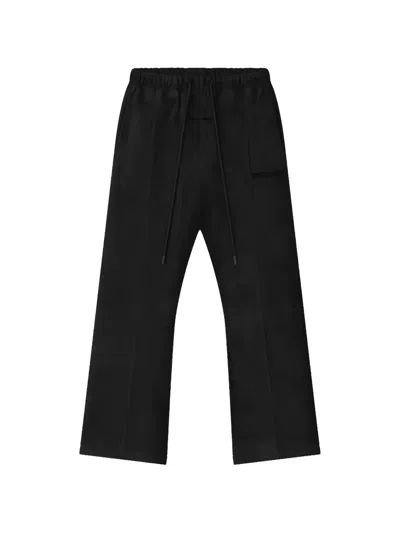 Essentials Drawstring Track Pants In Black