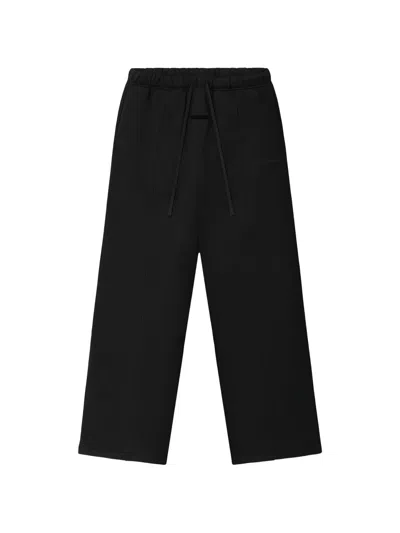 Essentials Drawstring Track Pants In Black