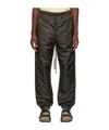 Essentials Drawstring Track Pants In Black
