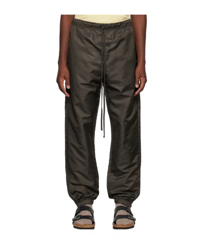 Essentials Drawstring Track Pants In Black