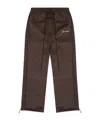 Essentials Drawstring Track Pants In Brown