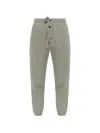 Essentials Drawstring Track Pants In Gray