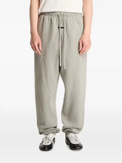 Essentials Drawstring Track Pants In Gray