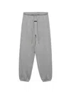 Essentials Drawstring Track Pants In Gray