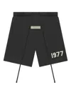 Essentials Drawstring Track Short In Black