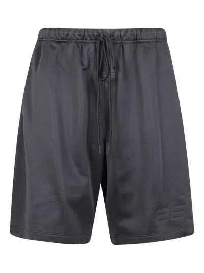 Essentials Drawstring Track Shorts In Black