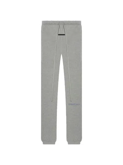 Essentials Drawstring Track Trousers In Gray