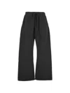 Essentials Drawstring-fastening Track Pants In Black