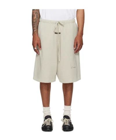ESSENTIALS DRAWSTRING WAIST SHORTS