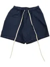 Essentials Drawstring-waist Shorts In Black