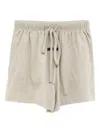 Essentials Drawstring-waist Shorts In Neutral
