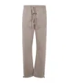 Essentials Relaxed Fleece Sweatpants With Piping In Brown