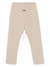 Essentials Drawstring-waist Track Pants In Neutral