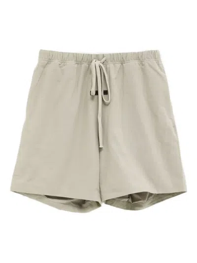 Essentials Drawstring-waistband Shorts In Neutral