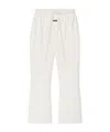 Essentials Drawstring-fastening Track Pants In White